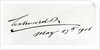 Signature of King Edward VII, May 29th 1906 by Anonymous