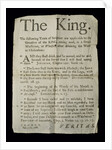 Broadsheet discussing the Madness of King George III, 1788 by English School