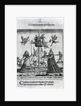 Columbarium puellarum from 'Proscenium vitae humanae Sive Emblematum secularium' by Theodore de Bry, 1627 by Theodor de Bry