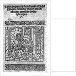 John Lydgate at his desk, c.1515 by English School