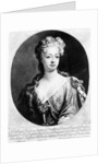 Sophia Dorothea, Queen of Prussia, engraved by John Smith, 1706 by Johann Leonhard (after) Hirschmann