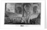 Thanksgiving service in St.Paul's Cathedral, celebrating the recovery of King George III, 23rd April 1789 by English School