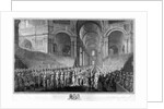 Thanksgiving service in St.Paul's Cathedral, celebrating the recovery of King George III, 23rd April 1789 by English School