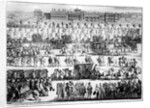 King George I procession to St. James's Palace, 20th September 1714 by English School