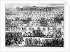 King George I procession to St. James's Palace, 20th September 1714 by English School