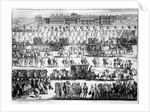King George I procession to St. James's Palace, 20th September 1714 by English School