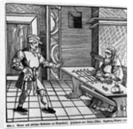 Money Lender, 1531 by German School