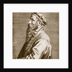 Portrait of Pieter Brueghel the Elder pub. 1572 by Theodor Galle