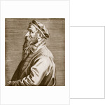 Portrait of Pieter Brueghel the Elder pub. 1572 by Theodor Galle