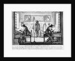 Plate engravers working with gallery behind, 1643 by Abraham Bosse