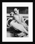 Anna Pavlova with her pet swan Jack, c.1905 by English Photographer