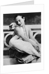 Anna Pavlova with her pet swan Jack, c.1905 by English Photographer