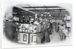 Book Department at an Army and Navy store, c.1900 by English Photographer