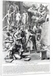 Allegory of a design studio, engraved by Nicolas Dorigny by Carlo (after) Maratti