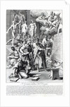 Allegory of a design studio, engraved by Nicolas Dorigny by Carlo (after) Maratti