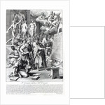 Allegory of a design studio, engraved by Nicolas Dorigny by Carlo (after) Maratti