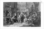 Scene in Change Alley during the South Sea Bubble, 1853 by Edward Matthew (after) Ward