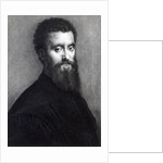 Self Portrait, engraved by Jean-Louis Potrelle by Giulio (after) Romano