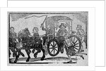 A nobleman in his carriage by English School