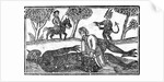 The Gelding of the Devil, an illustration from 'A Book of Roxburghe Ballads' by English School