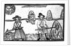 A Harvesting Scene, an illustration from 'A Book of Roxburghe Ballads' by English School