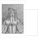 A Tudor Lady with bared breasts by English School