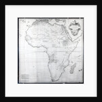 Map of Africa by French School