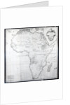 Map of Africa by French School