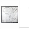 Map of Africa by French School