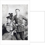 Winston Churchill with his mother, Lady Randolph Churchill by English Photographer