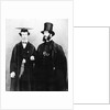 Arthur Munby and his father, c.1851 by English Photographer
