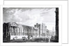 A View of the Bank of England, Threadneedle Street, London, 1797 by English School