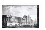 A View of the Bank of England, Threadneedle Street, London, 1797 by English School