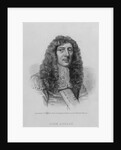 John Aubrey by William (after) Faithorne