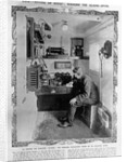 As Aboard the Wrecked 'Titanic': The Wireless-Telegraphy Room of an Atlantic Liner by English Photographer