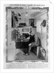 As Aboard the Wrecked 'Titanic': The Wireless-Telegraphy Room of an Atlantic Liner by English Photographer
