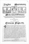 Document declaring the Pope's judgment on the validity of the marriage of Henry VIII and Catherine of Aragon, 1534 by Italian School
