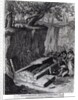 Tourists viewing the opening of an Ancient Tomb, c.1766 by French School