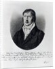 Georg Wilhelm Friedrich Hegel by Johann Christian Xeller