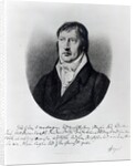 Georg Wilhelm Friedrich Hegel by Johann Christian Xeller