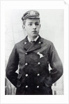 Ernest Shackleton, aged 16, wearing his White Star Line uniform, 1890 by English Photographer