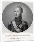 Portrait of Charles of France, Count of Artois, future Charles X King of France and Navarre by Alexandre Jean Noel
