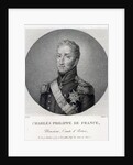 Portrait of Charles of France, Count of Artois, future Charles X King of France and Navarre by Alexandre Jean Noel