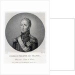 Portrait of Charles of France, Count of Artois, future Charles X King of France and Navarre by Alexandre Jean Noel