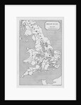 Map of Britain in 658, produced by Stanford's Geographical Establishment by School English