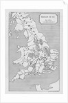 Map of Britain in 658, produced by Stanford's Geographical Establishment by School English