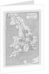 Map of Britain in 658, produced by Stanford's Geographical Establishment by School English