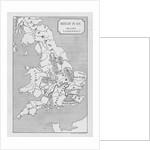 Map of Britain in 658, produced by Stanford's Geographical Establishment by School English