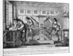 French printing press, 1642 by Abraham Bosse