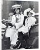 Millicent, Duchess of Sutherland and her daughter at the first meeting of the Ladies Automobile Club, 1903 by English Photographer